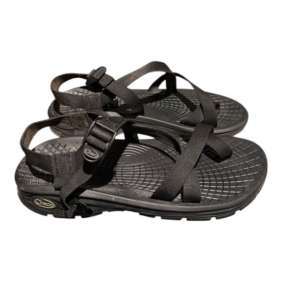 Chaco Z/Volv Adjustable Strap Classic Rubber Sole Black Sandal J105083 Men's 13 - Picture 3 of 10